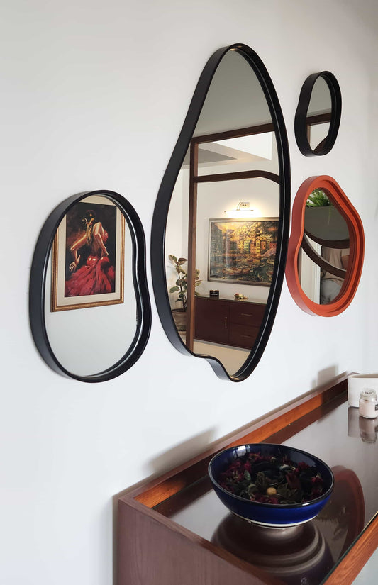 Pebble Mirrors - Set of 4