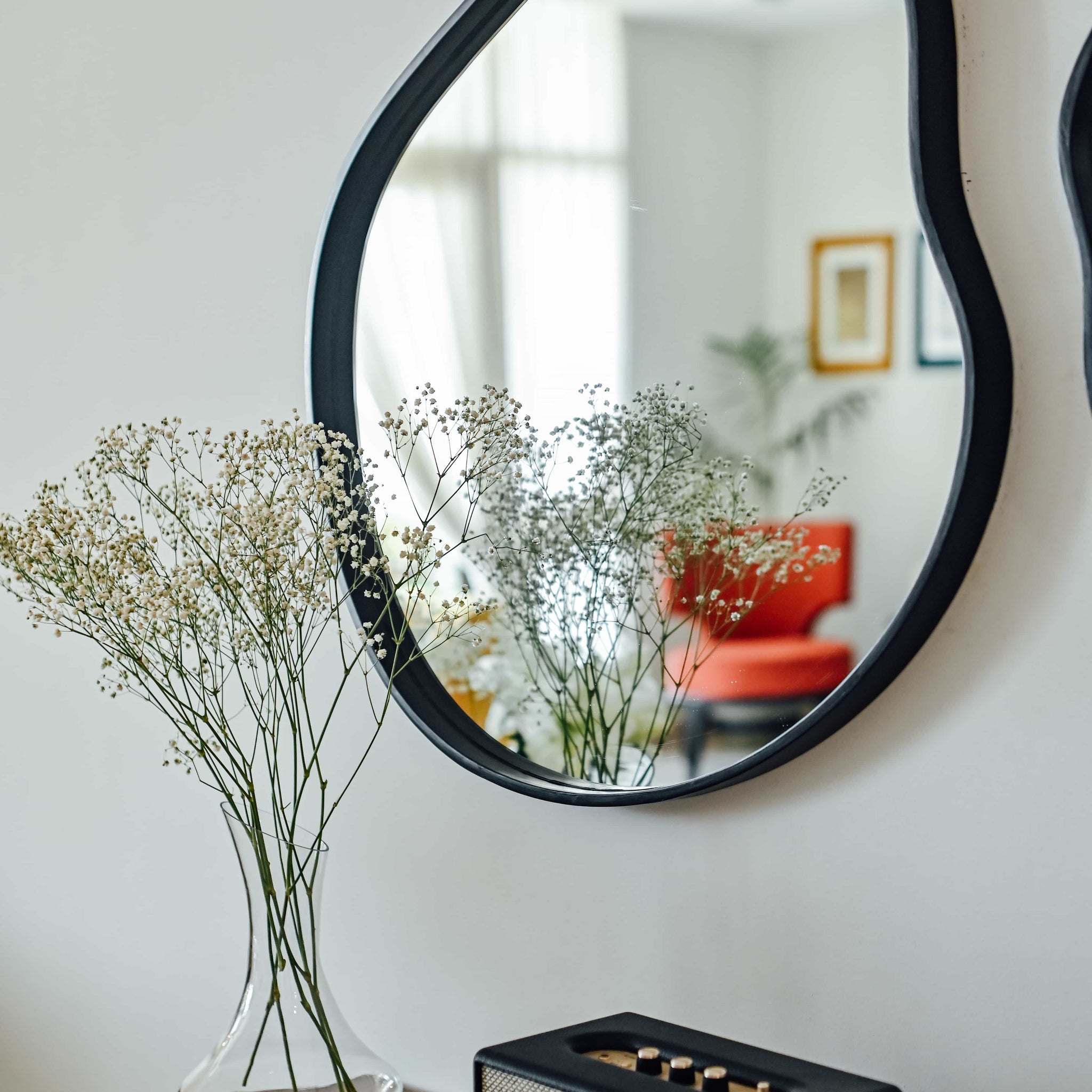 M-Z Pebble Mirrors - Set of 2